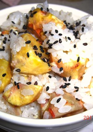 栗ゴロごはん-レシピのメイン写真