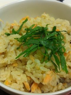 鮭とさつまいもの炊き込みご飯-レシピのメイン写真