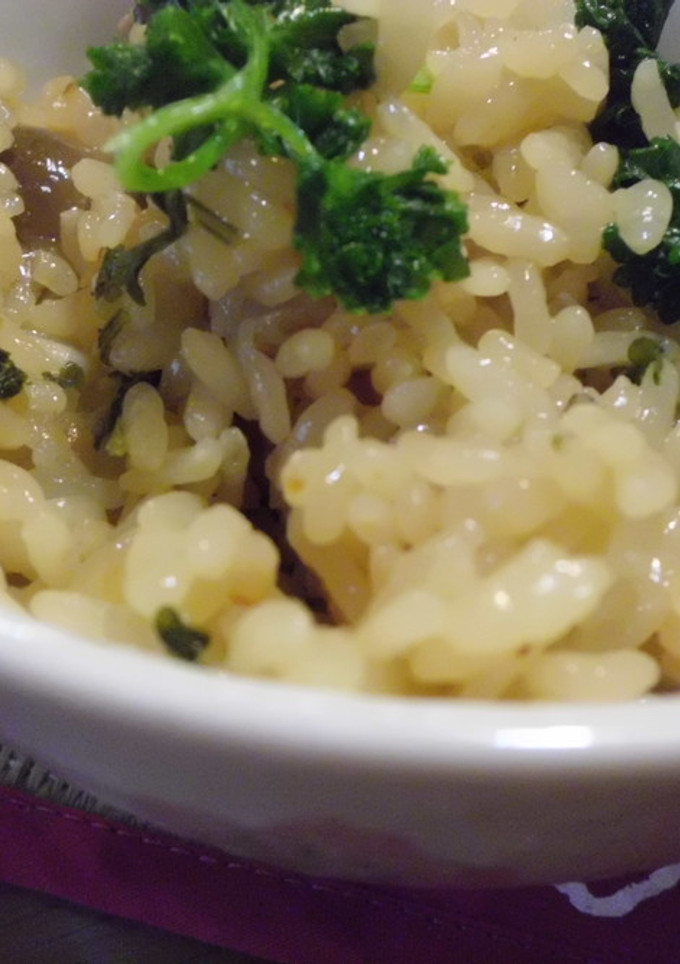 きのことパセリの炊き込みご飯-レシピのメイン写真