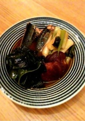 鯖とワカメの炊き合わせ-レシピのメイン写真