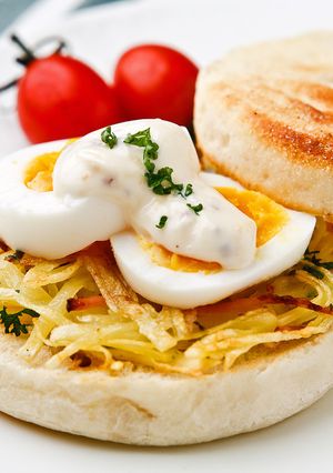 ハッシュドポテトの朝食マフィン-レシピのメイン写真