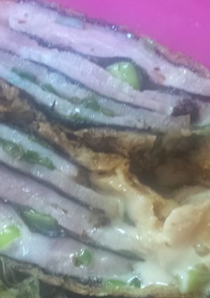 お弁当にベーコンのミルフィーユ焼き-レシピのメイン写真