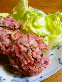 ピンクのポテトサラダ-レシピのメイン写真