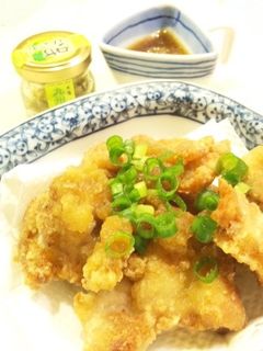 いつもの塩唐揚げ+柚子胡椒ソースで♪-レシピのメイン写真