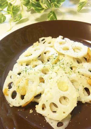ほくほくレンコン＊粉チーズ炒め-レシピのメイン写真