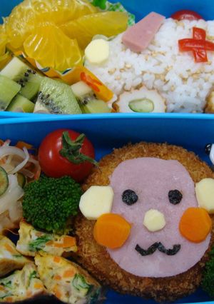 キャラ弁♪おサル☆-レシピのメイン写真