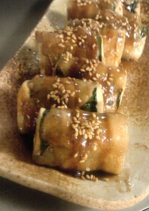 簡単テリッテリ！豆腐の豚バラ巻き-レシピのメイン写真