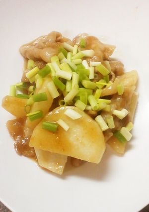 長芋と豚肉のめんつゆわさび-レシピのメイン写真