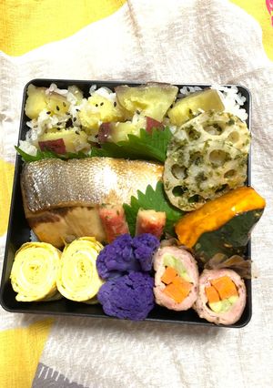 9/14ﾖｯﾁｬﾝ☆秋お弁当-レシピのメイン写真