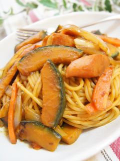 手軽にカレーパスタ♬-レシピのメイン写真