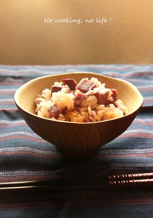 秋の香り*紫芋ご飯-レシピのメイン写真