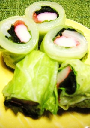 今日のおつまみ♪キャベツロール-レシピのメイン写真