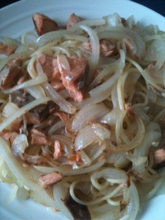 自分好みの簡単鮭パスタ-レシピのメイン写真