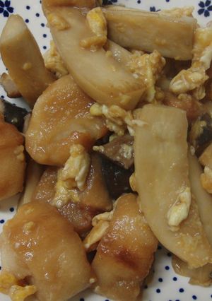 エリンギと麩のオイスターソース炒め-レシピのメイン写真
