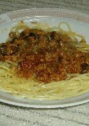 すぐできるミートソースパスタ-レシピのメイン写真