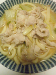 豚肉煮込みうどん(味噌味)!-レシピのメイン写真