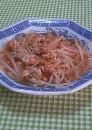 トマトジュースｄｅ麻婆もやし-レシピのメイン写真
