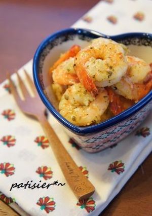 エビのにんにく炒め✿バジル風味-レシピのメイン写真