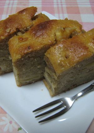 しっとり美味しい☆バナナアップルケーキ-レシピのメイン写真