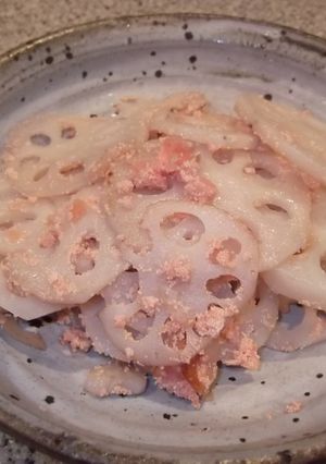 れんこんのバターたらこ炒め♡-レシピのメイン写真