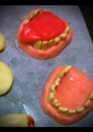 ハロウィンに口クッキー-レシピのメイン写真