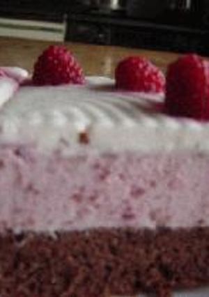フランボワーズムースケーキ-レシピのメイン写真