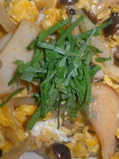 すぐにできる簡単かま卵とじ丼-レシピのメイン写真