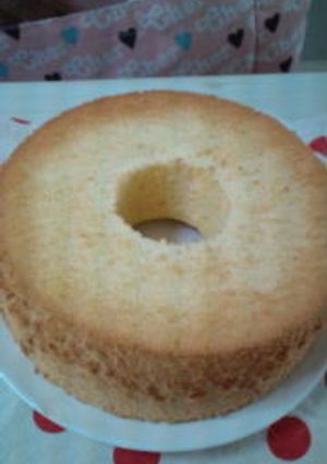 ヨーグルトシフォンケーキ-レシピのメイン写真