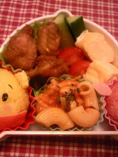 プー&ピグ☆ころころおにぎり弁当♪-レシピのメイン写真