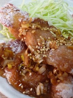 豚の竜田揚げ☆ねぎソース-レシピのメイン写真