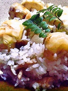 旬の旨味!割烹の秋限定の栗ごはん-レシピのメイン写真