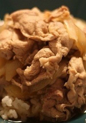 ジューシー、やわらか細切れ肉の豚丼-レシピのメイン写真