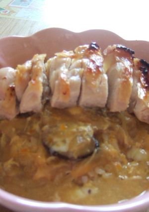 トリ皮パリパリの親子丼-レシピのメイン写真