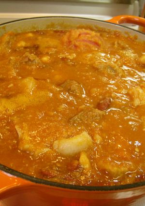 ヒヨコ豆と赤インゲン豆の豚トマト煮-レシピのメイン写真