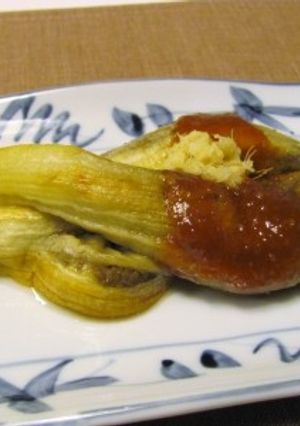 焼きなすの田楽味噌がけ-レシピのメイン写真