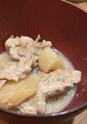 豚こまとかぶの白味噌こっくり煮-レシピのメイン写真