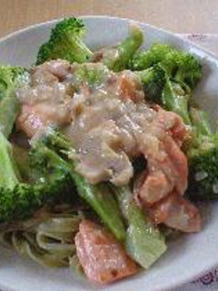 サーモンのクリームパスタ-レシピのメイン写真