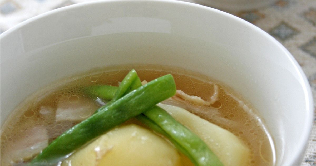 体ぽかぽか♪じゃがいもとベーコンのスープ by テンヨ武田