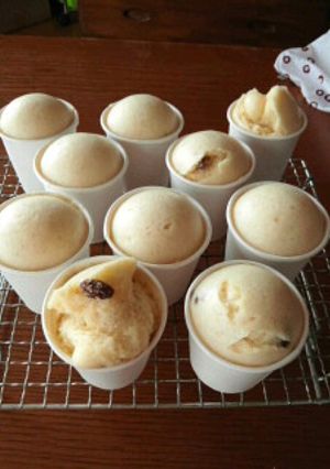 すいとん粉でレーズン蒸しパン♪-レシピのメイン写真