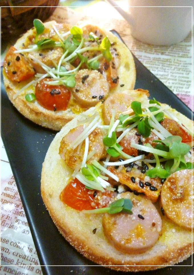 魚ニソとトマトの和風トースト-レシピのメイン写真