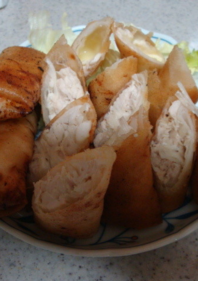 鶏ささみと長ネギの春巻き-レシピのメイン写真