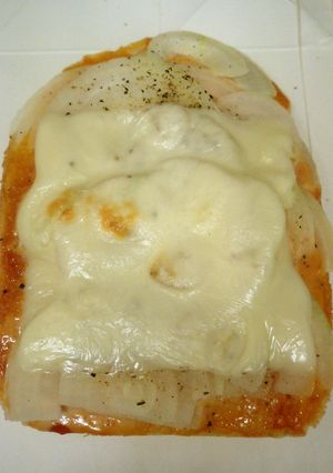 簡単！玉ねぎだけのピザトースト-レシピのメイン写真