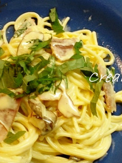 簡単で濃厚なクリームパスタ♪-レシピのメイン写真