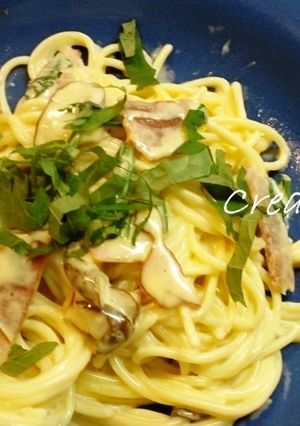 簡単で濃厚なクリームパスタ♪-レシピのメイン写真