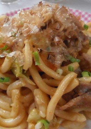 ♡醤油バターの焼きうどんっ♡-レシピのメイン写真