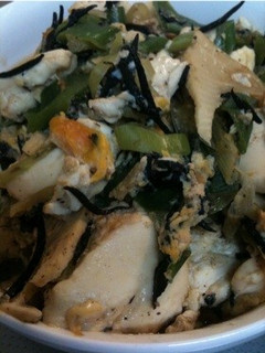 豆腐とひじきの玉子炒り煮-レシピのメイン写真