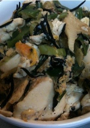 豆腐とひじきの玉子炒り煮-レシピのメイン写真