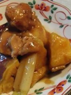 鶏肉とさつまいもの煮物-レシピのメイン写真