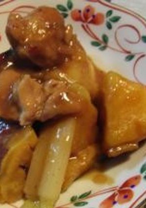 鶏肉とさつまいもの煮物-レシピのメイン写真