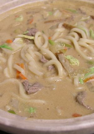 豆乳入り味噌煮込みうどん鍋-レシピのメイン写真